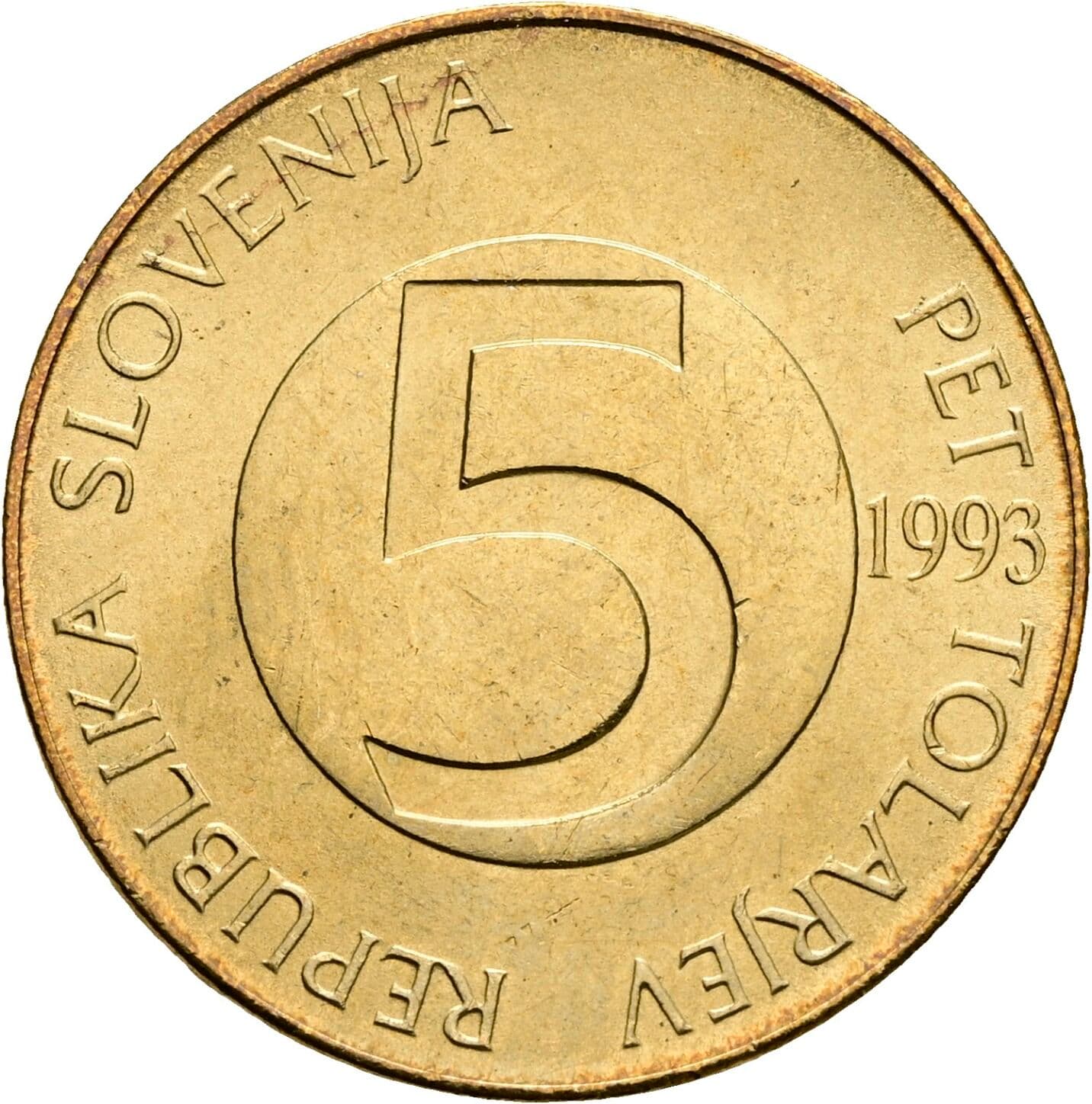 5 Tolarjev