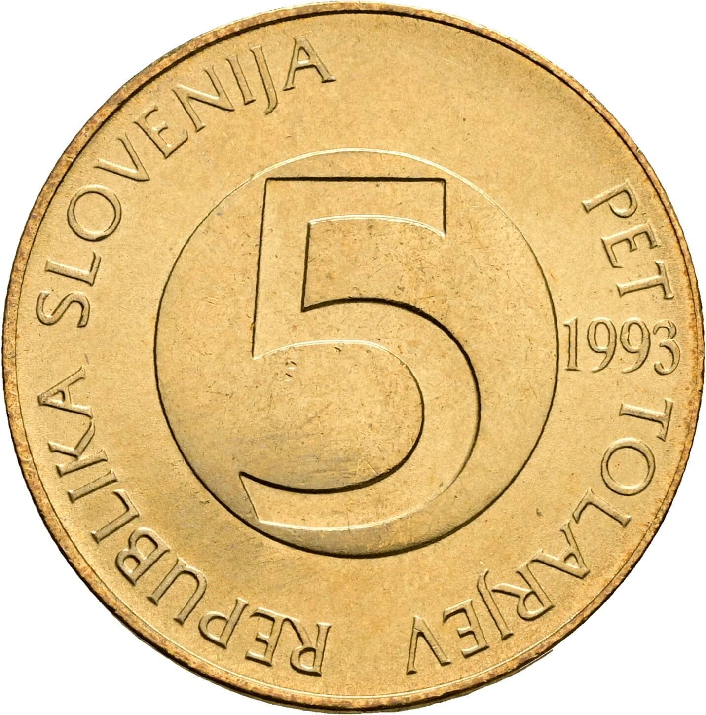 5 Tolarjev
