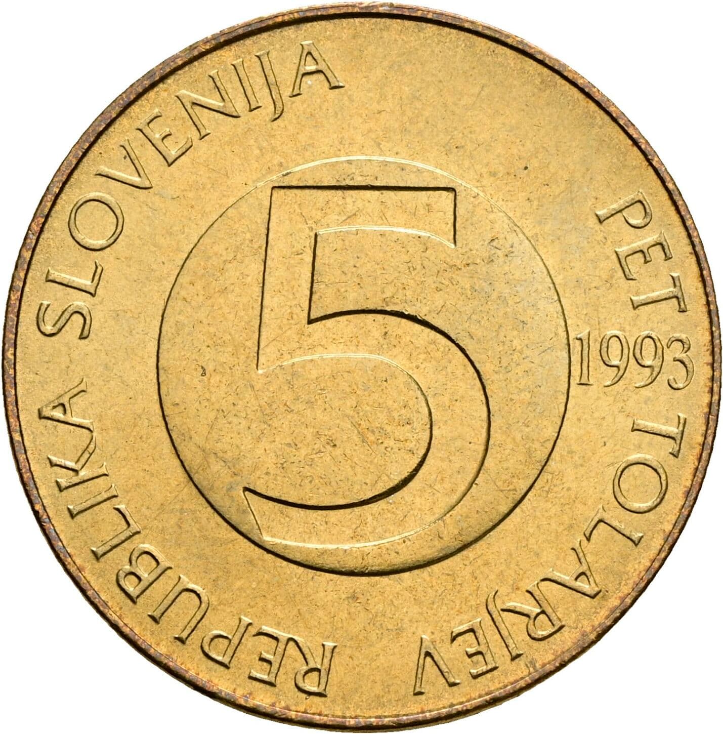 5 Tolarjev