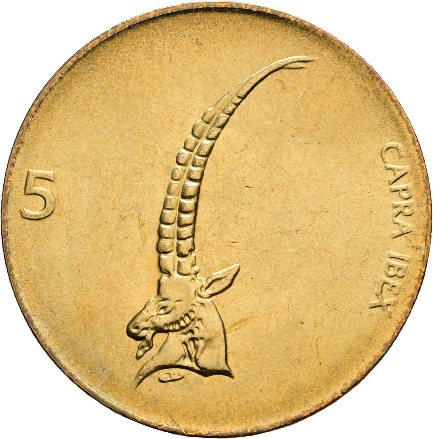 5 Tolarjev 1993 – Rückseite