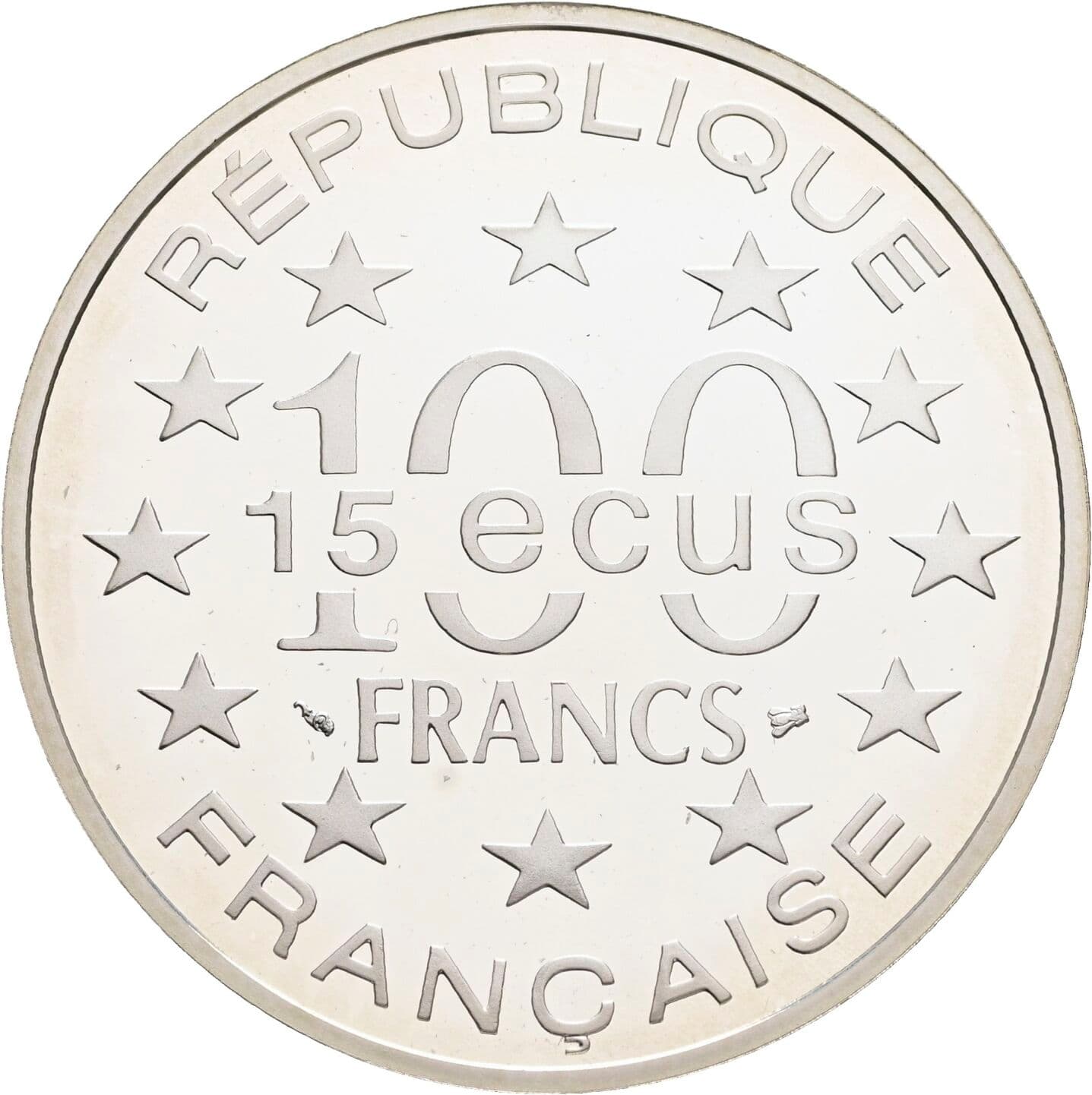 100 Francs (15 ECU)