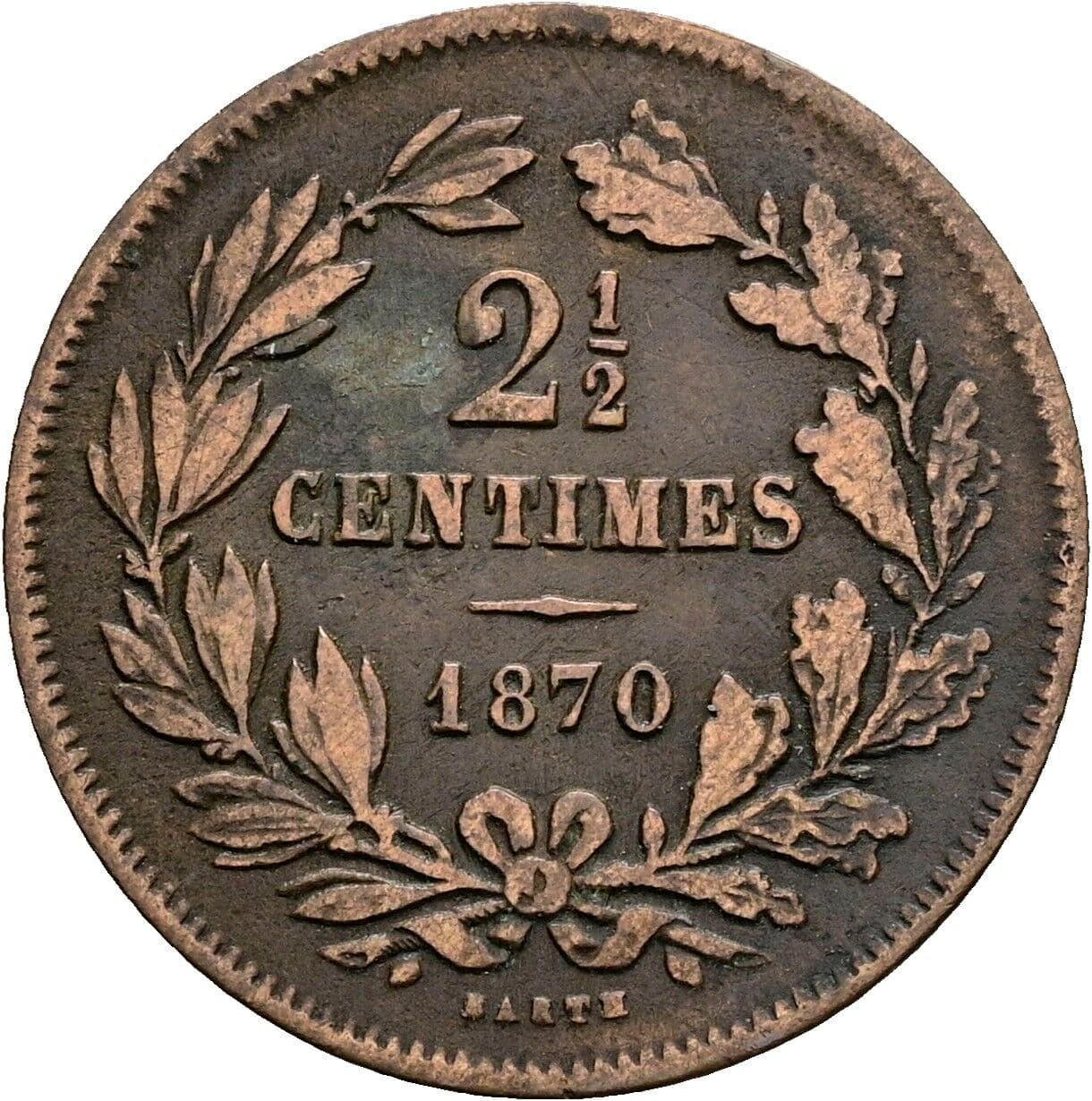 2 1/2 Centimes