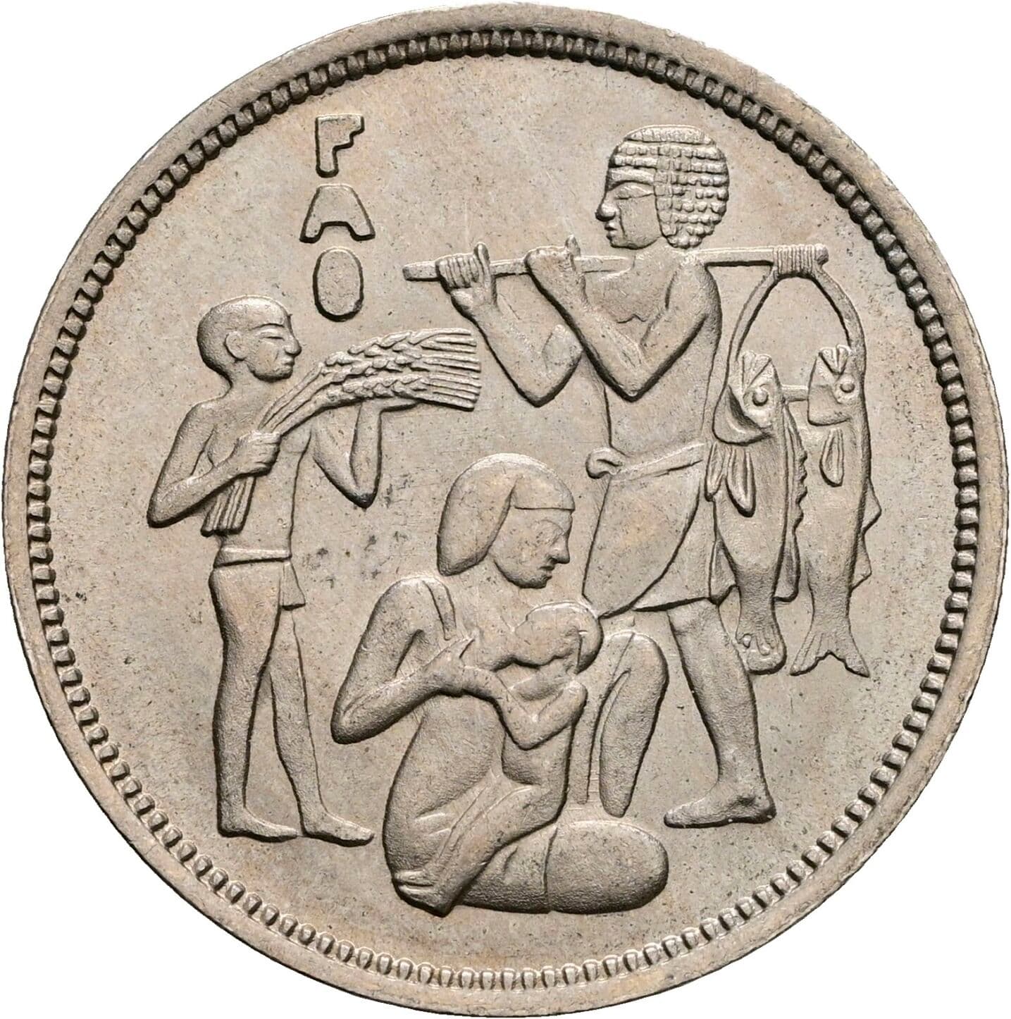 10 Piastres 1975 – Vorderseite