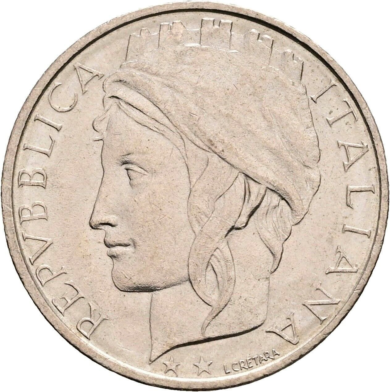 100 Lire 1996 – Vorderseite