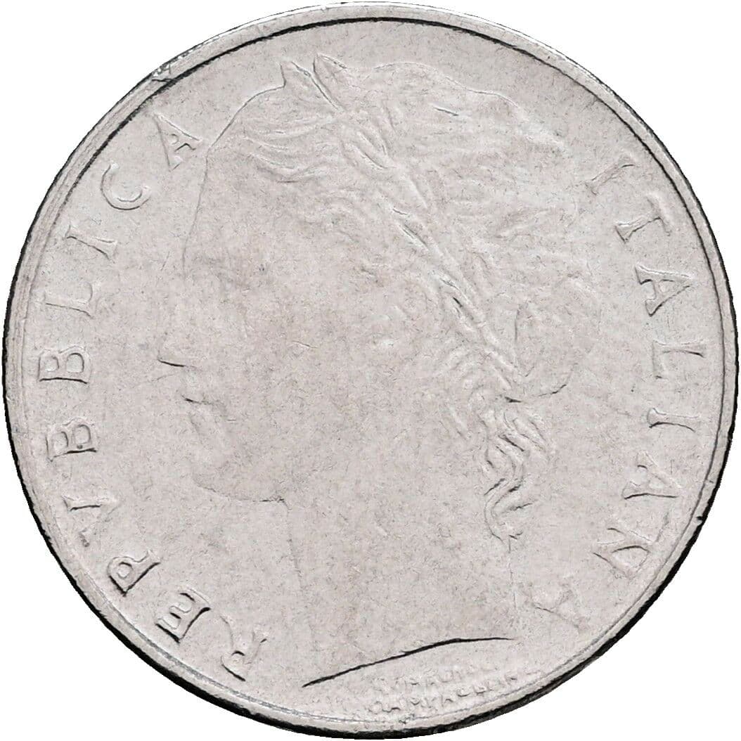 100 Lire 1992 – Vorderseite