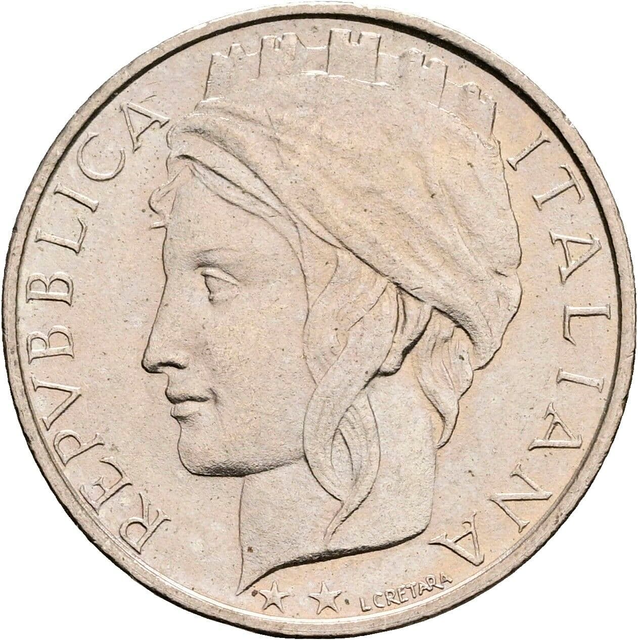 100 Lire 1996 – Vorderseite