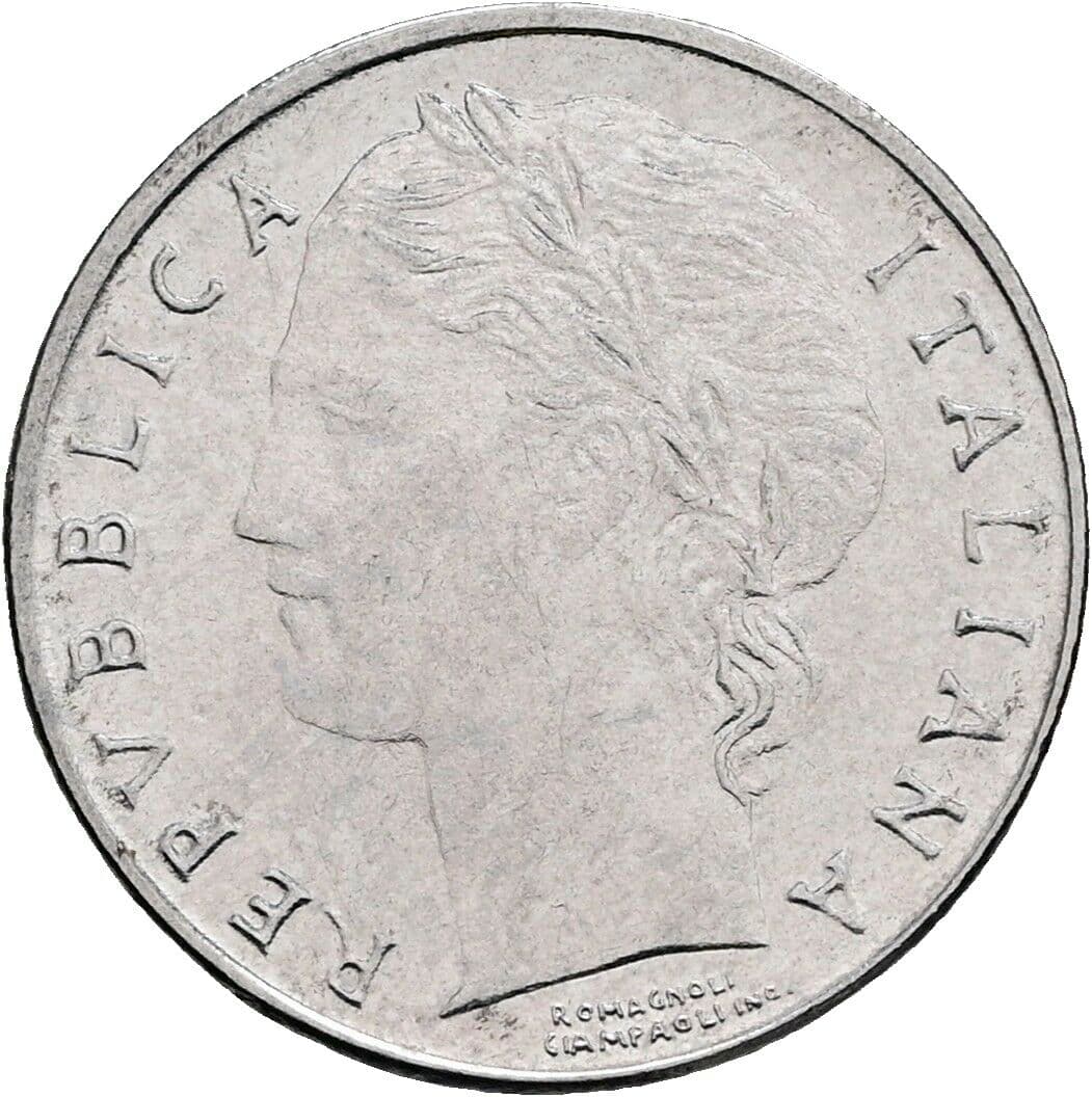 100 Lire 1992 – Vorderseite