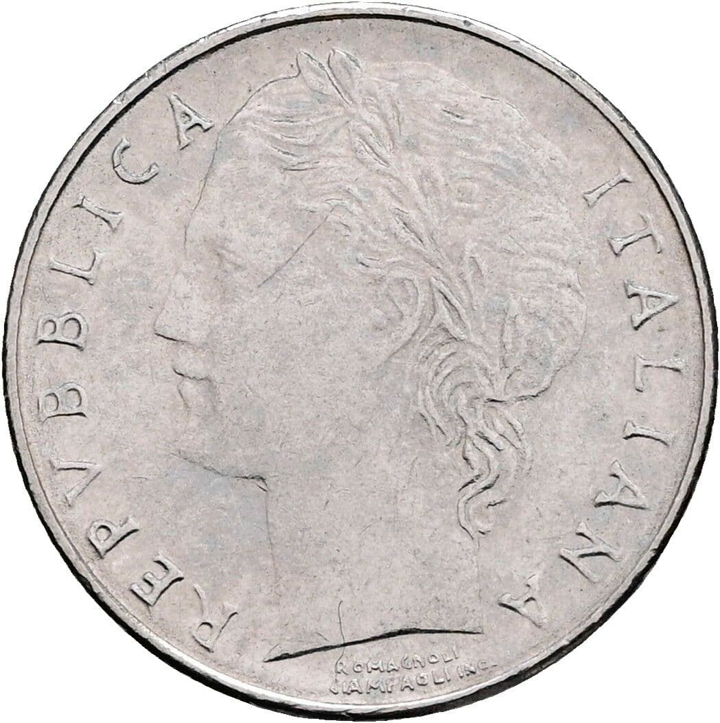 100 Lire 1992 – Vorderseite