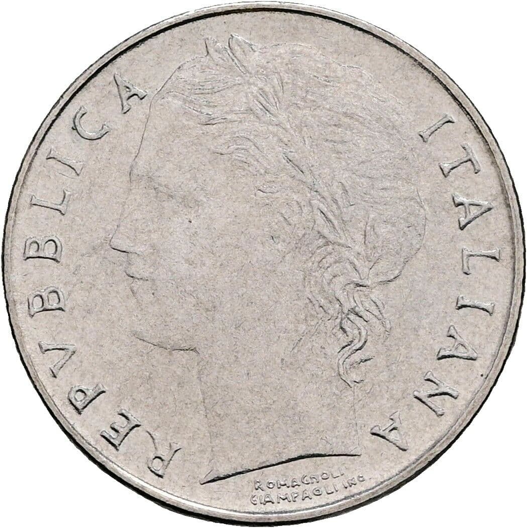 100 Lire 1992 – Vorderseite