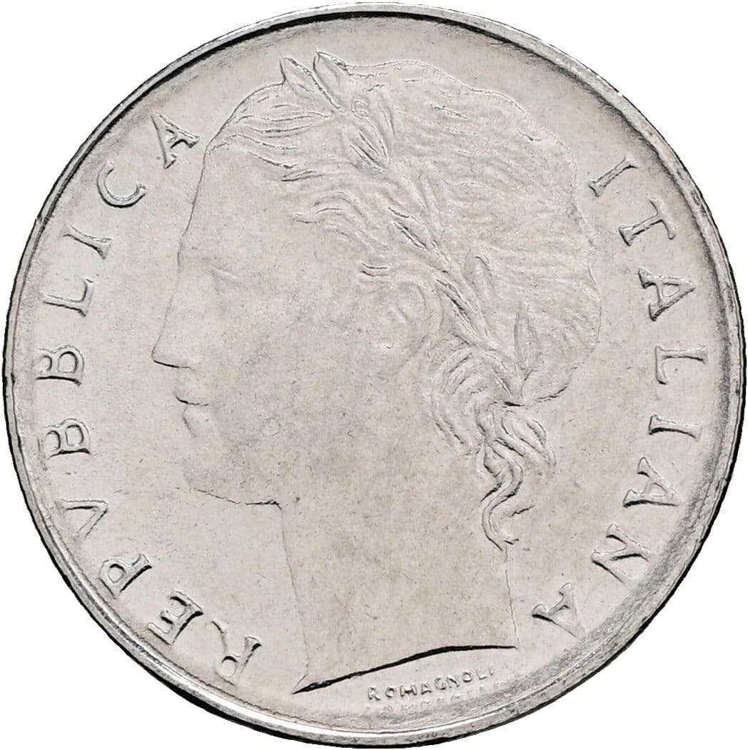 100 Lire 1992 – Vorderseite