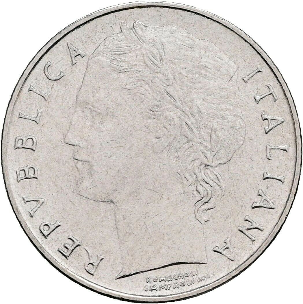 100 Lire 1992 – Vorderseite