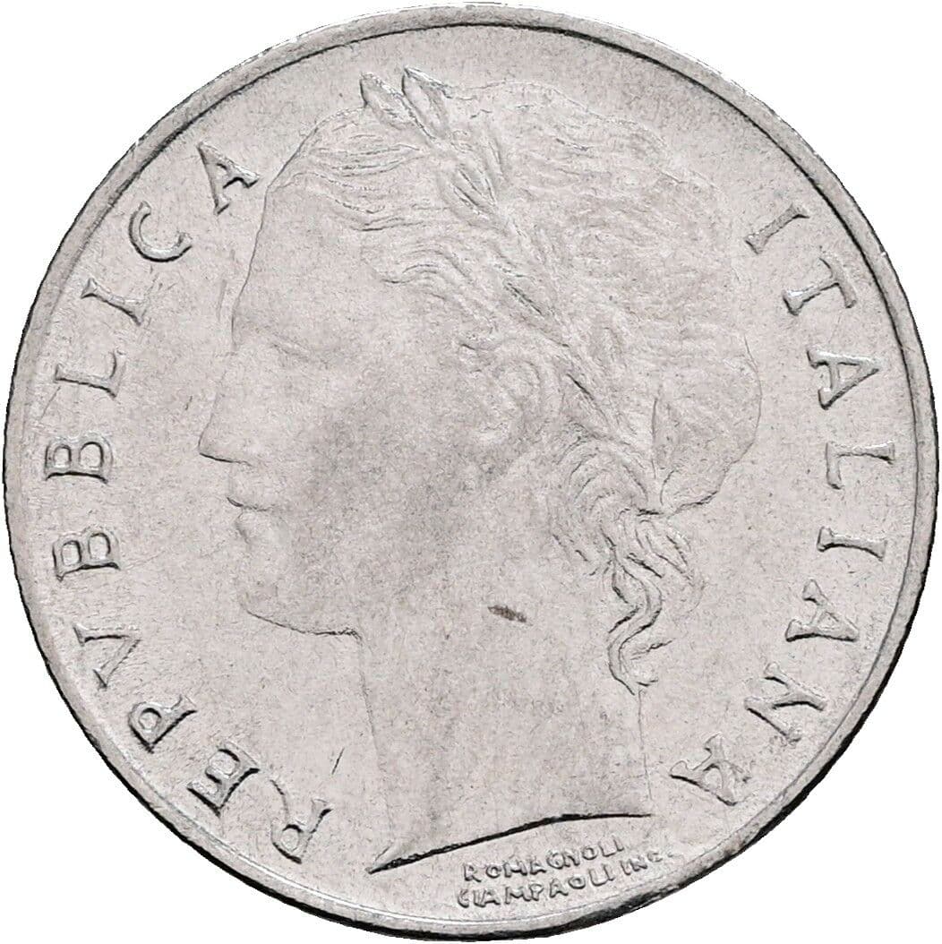 100 Lire 1992 – Vorderseite