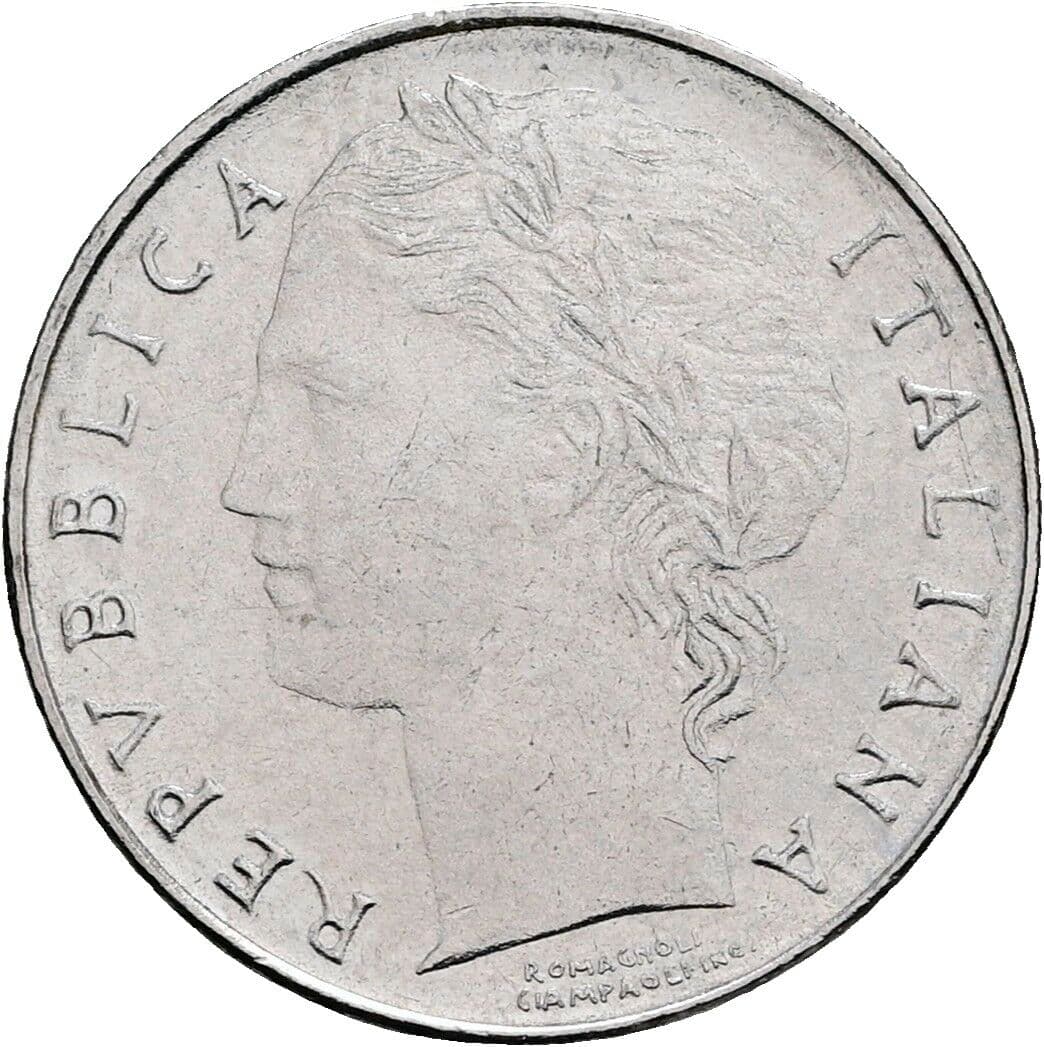 100 Lire 1992 – Vorderseite