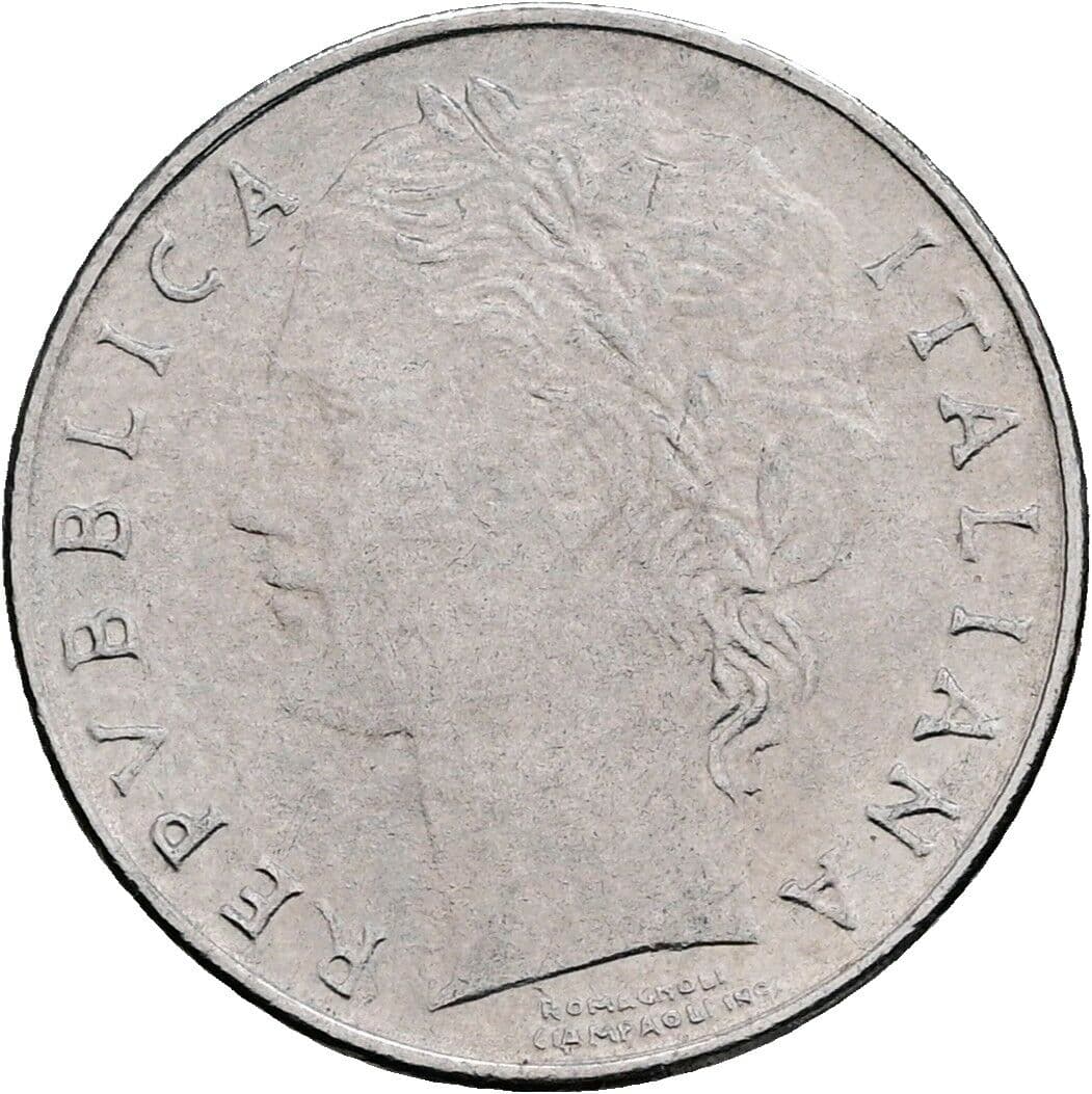 100 Lire 1992 – Vorderseite