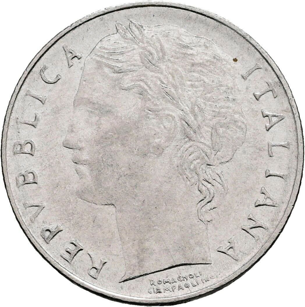 100 Lire 1992 – Vorderseite