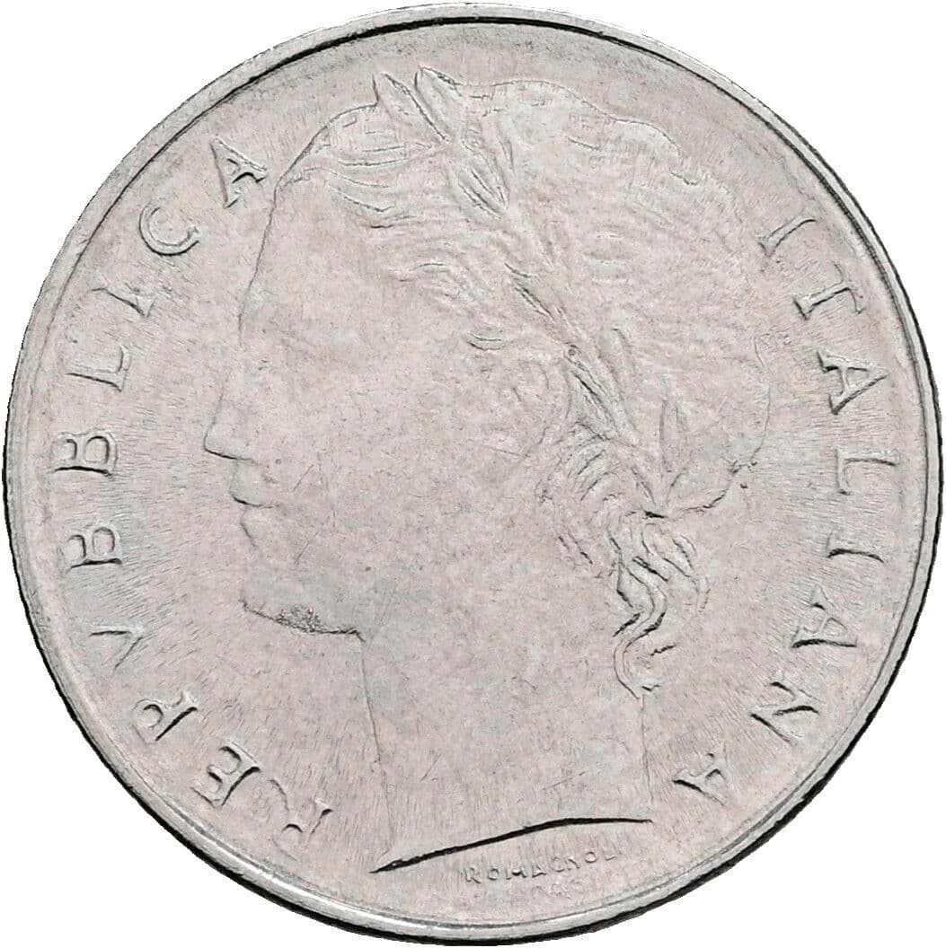 100 Lire 1992 – Vorderseite