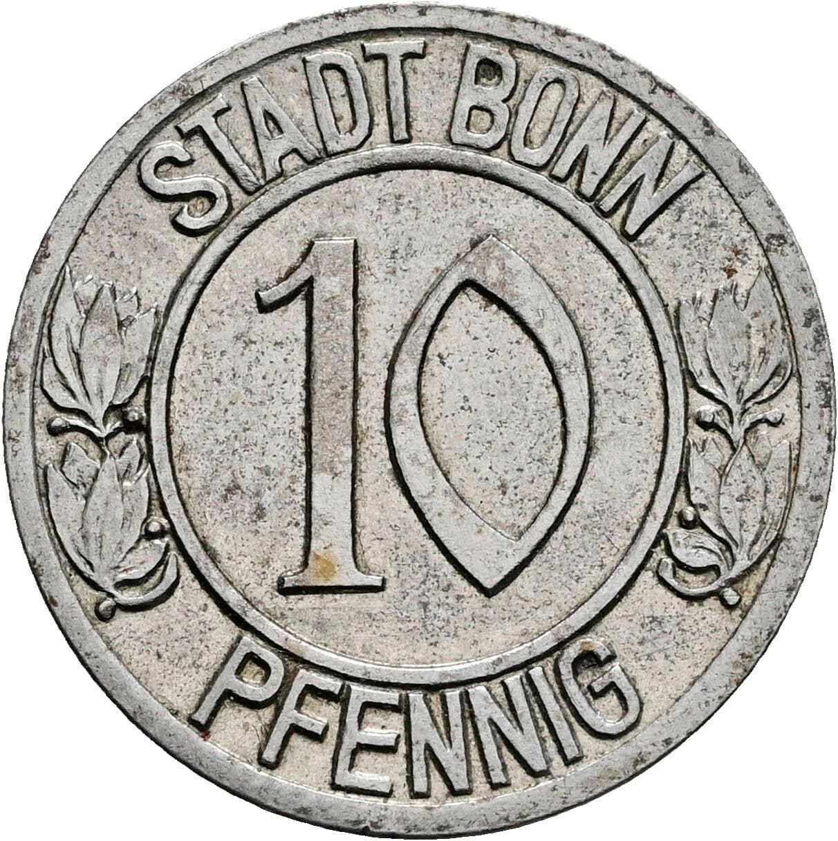 10 Pfennig 1920 – Rückseite
