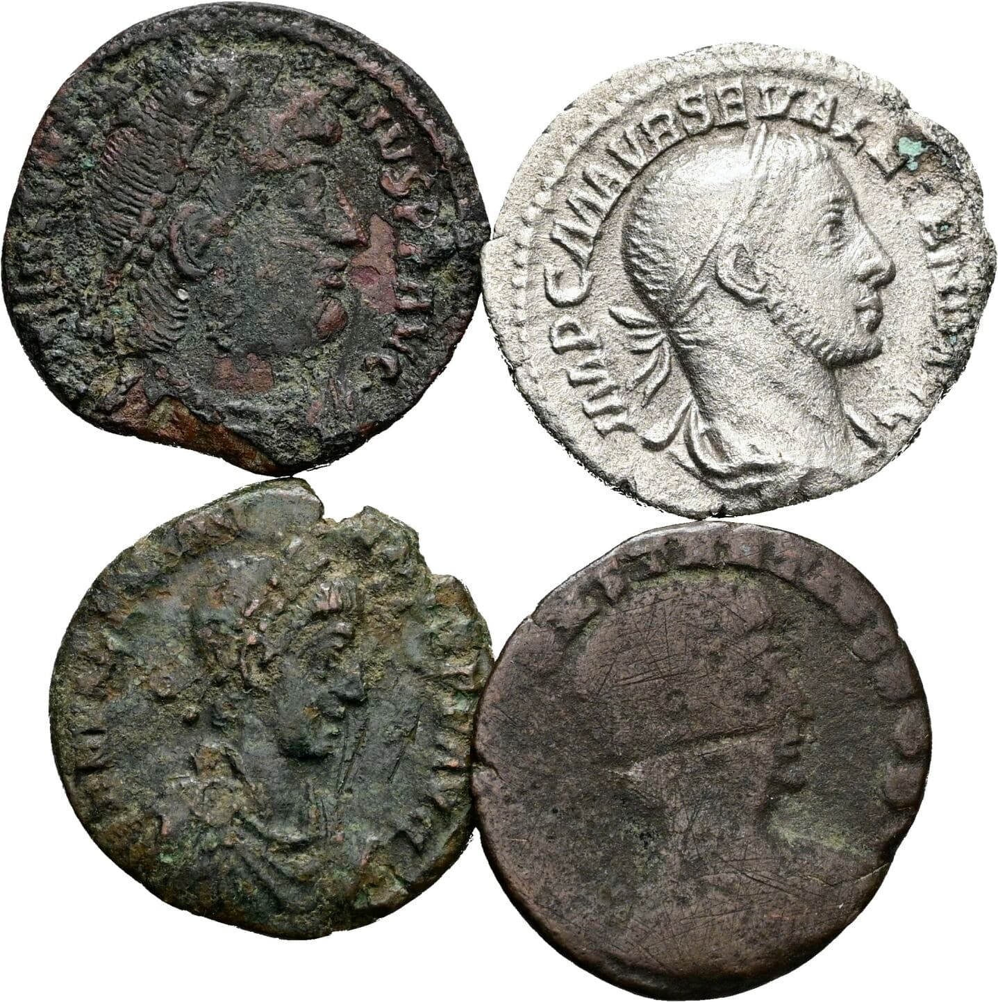 Denar, Folles Severus Alexander 222-235, unbestimmt – Vorderseite