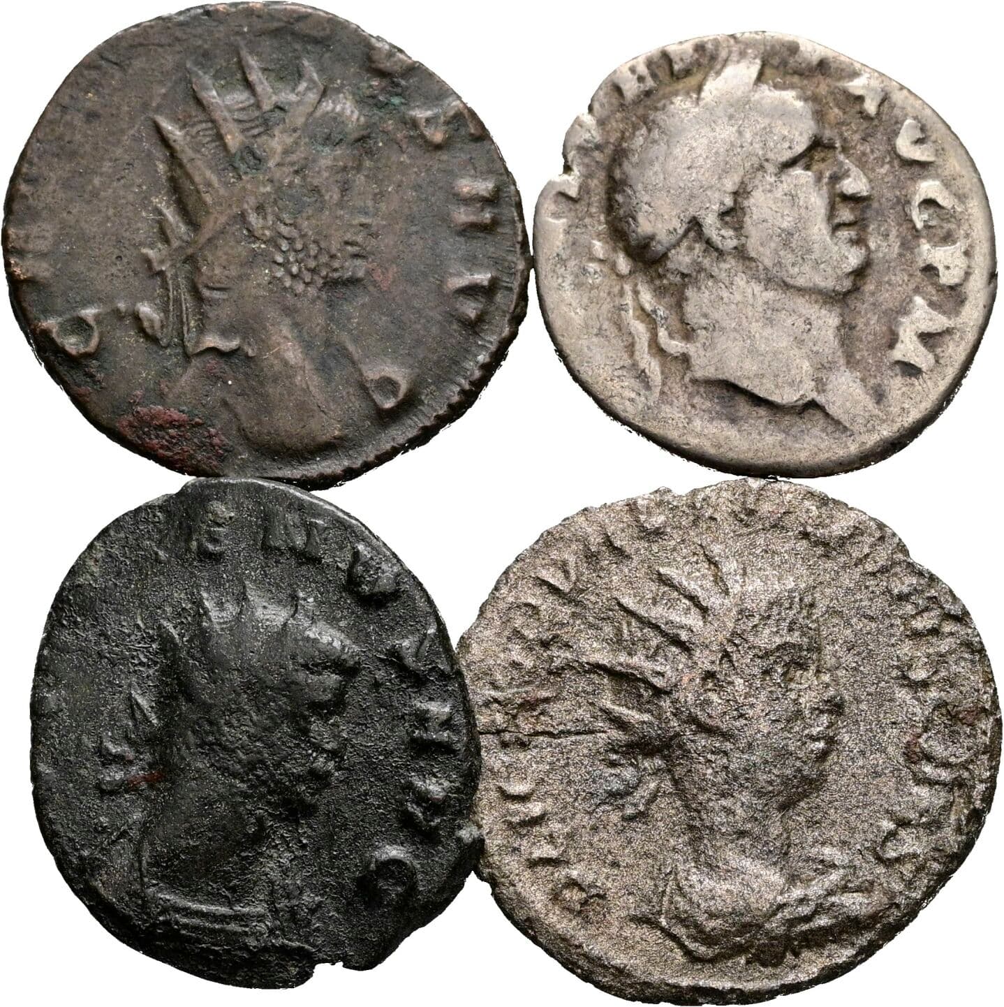 Denar, Folles/Antoniniane Vespasianus 69-79, unbestimmt – Vorderseite