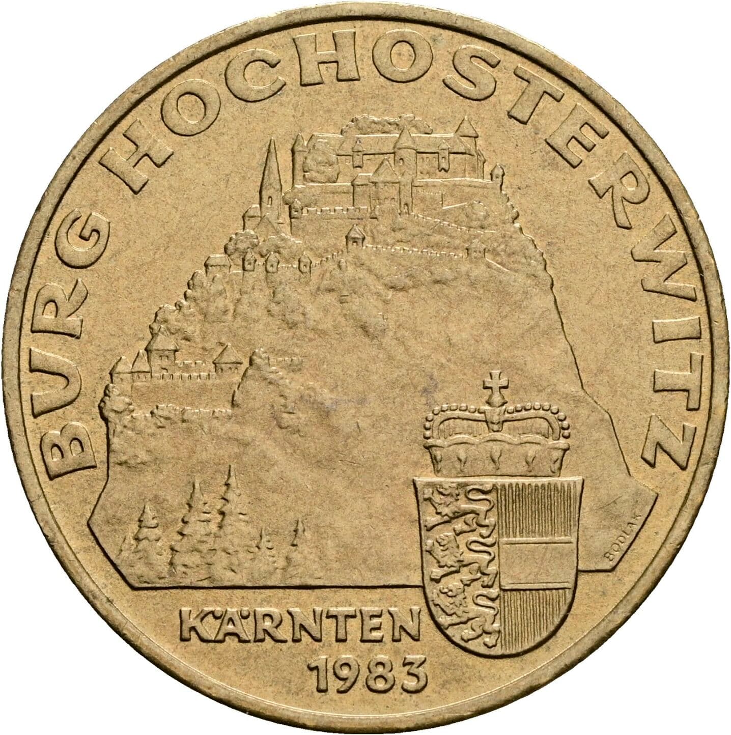 20 Schilling 1983 – Rückseite