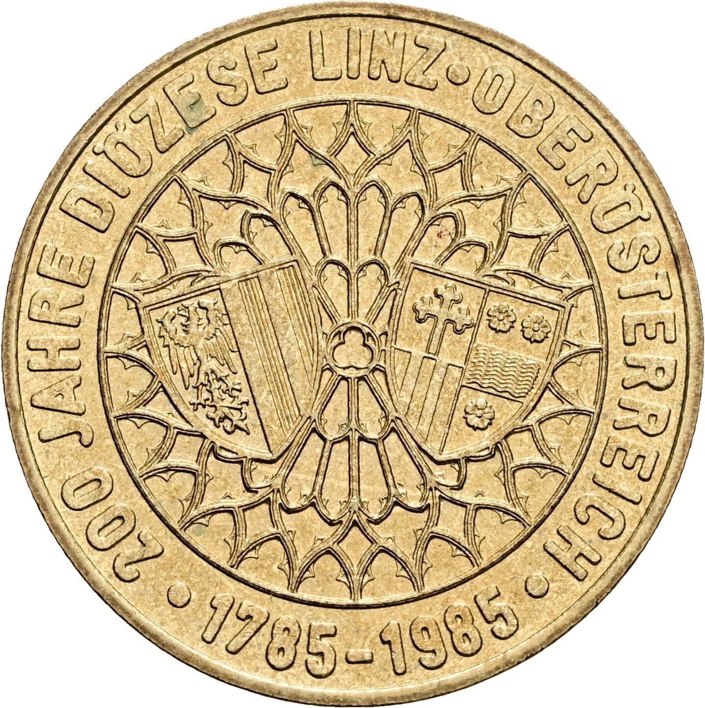 20 Schilling 1992 – Rückseite