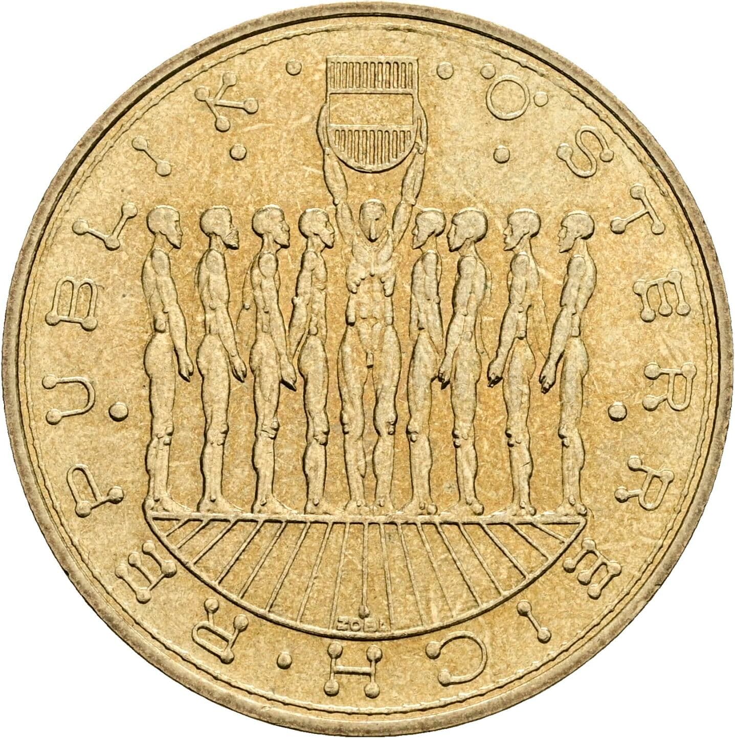 20 Schilling 1992 – Rückseite