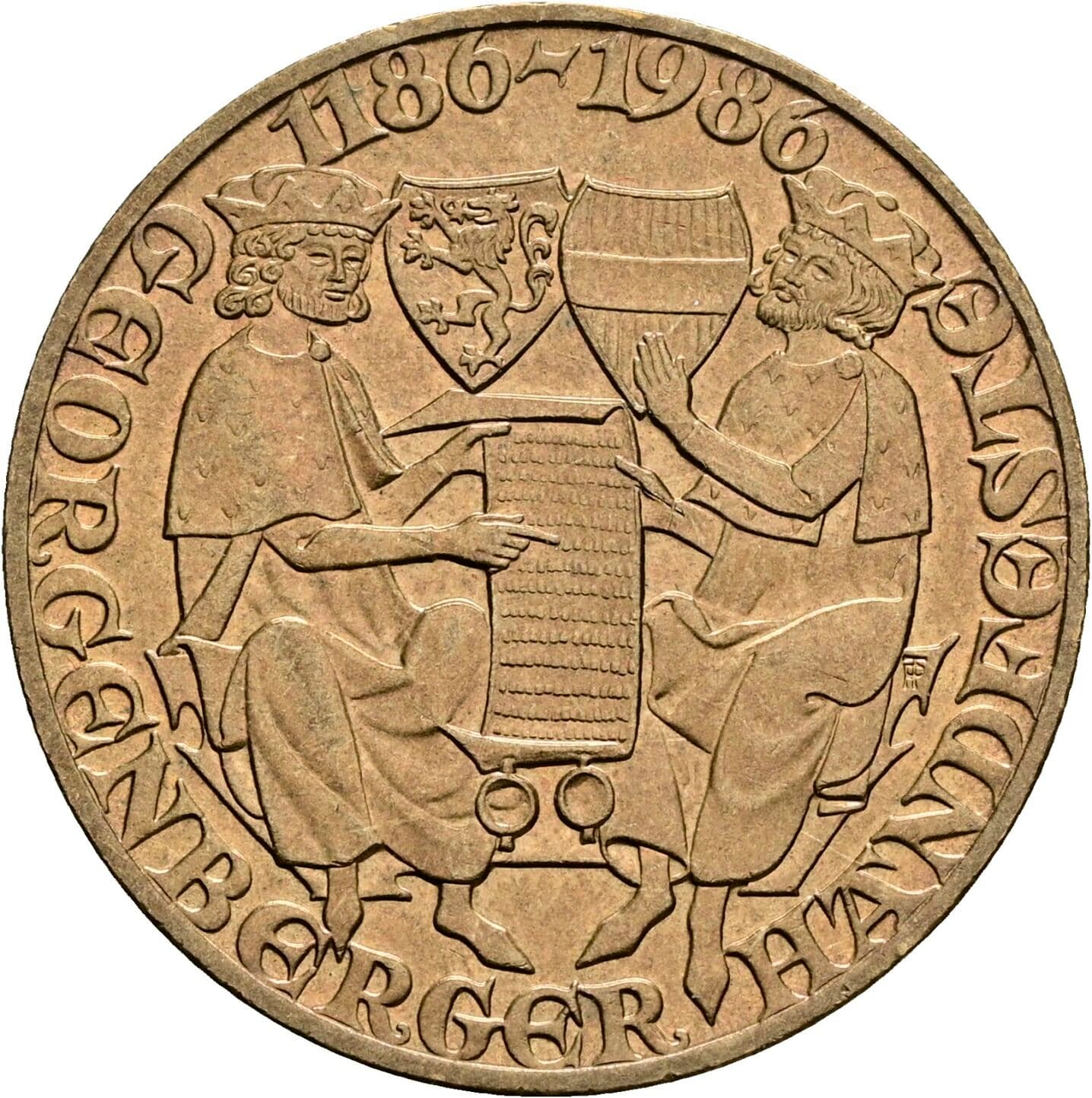 20 Schilling 1991 – Rückseite