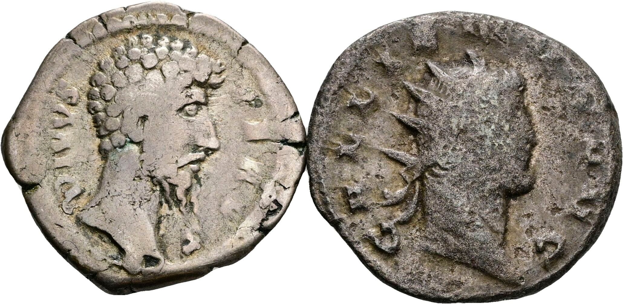 Antoninian, Denar Gallienus 259-268, Lucius Verus 161-169 – Vorderseite