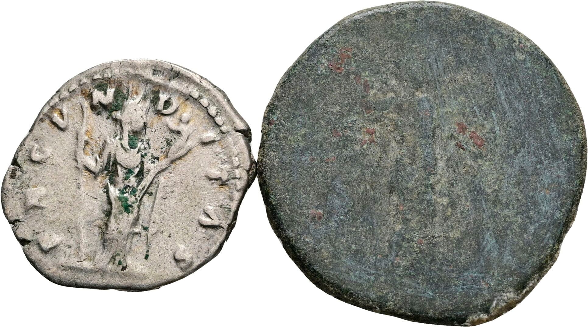 Denar, As Faustina Minor 176, unbestimmt – Rückseite
