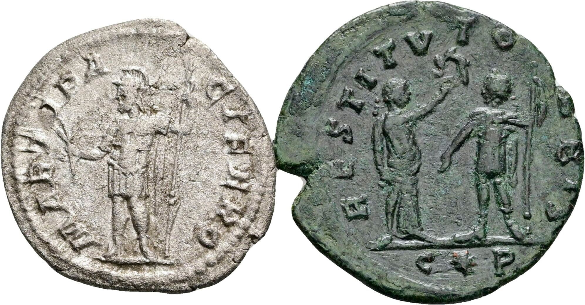 Denar, Antoninian Severus Alexander 222-235, Aurelianus 270-275 – Rückseite