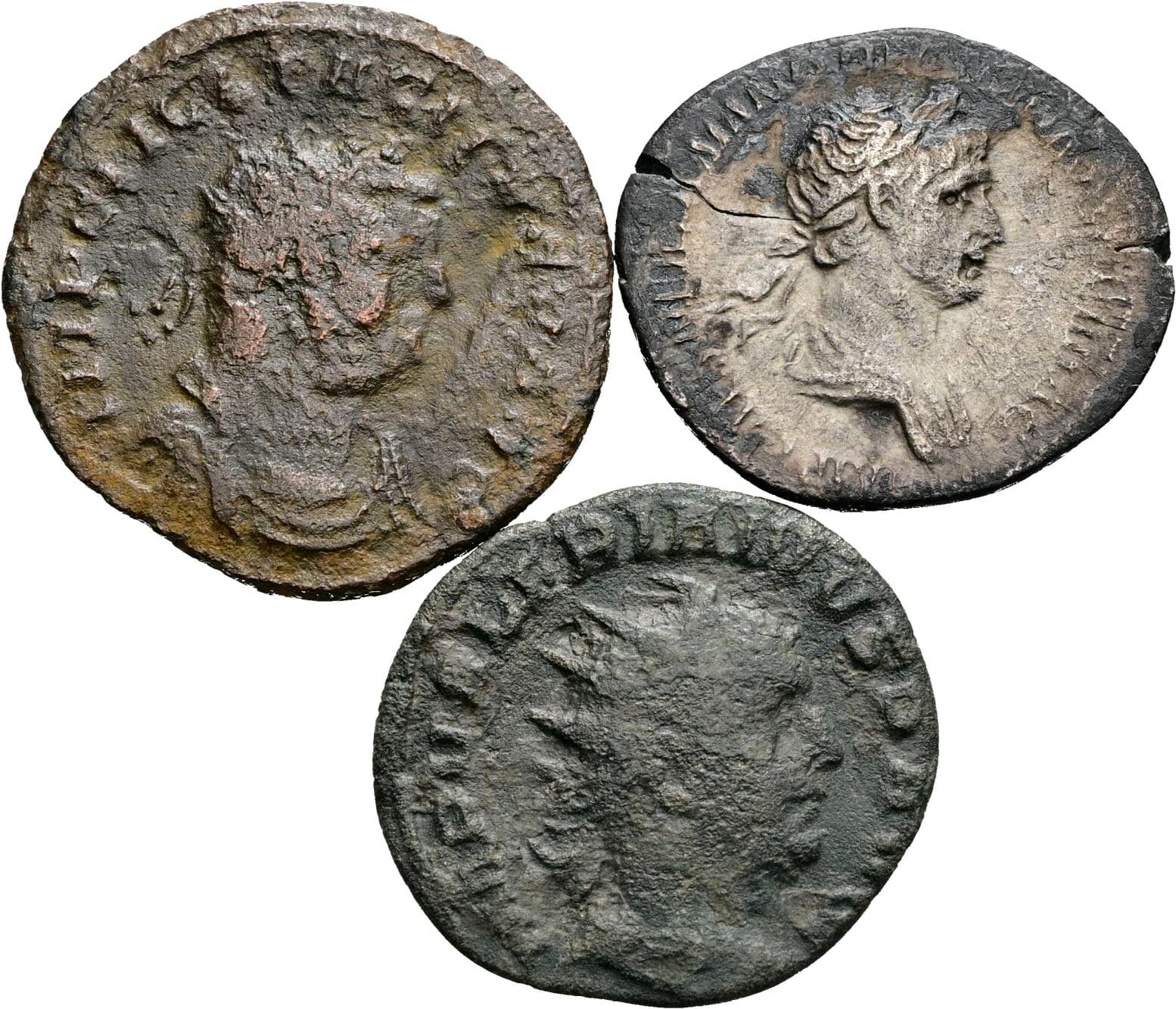 Denar, Antoniniane Hadrianus 117-138, unbestimmt – Vorderseite