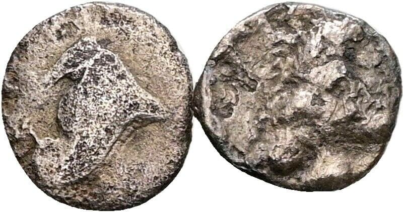 Lot 2 Stück Hemiobol unbestimmt – Vorderseite