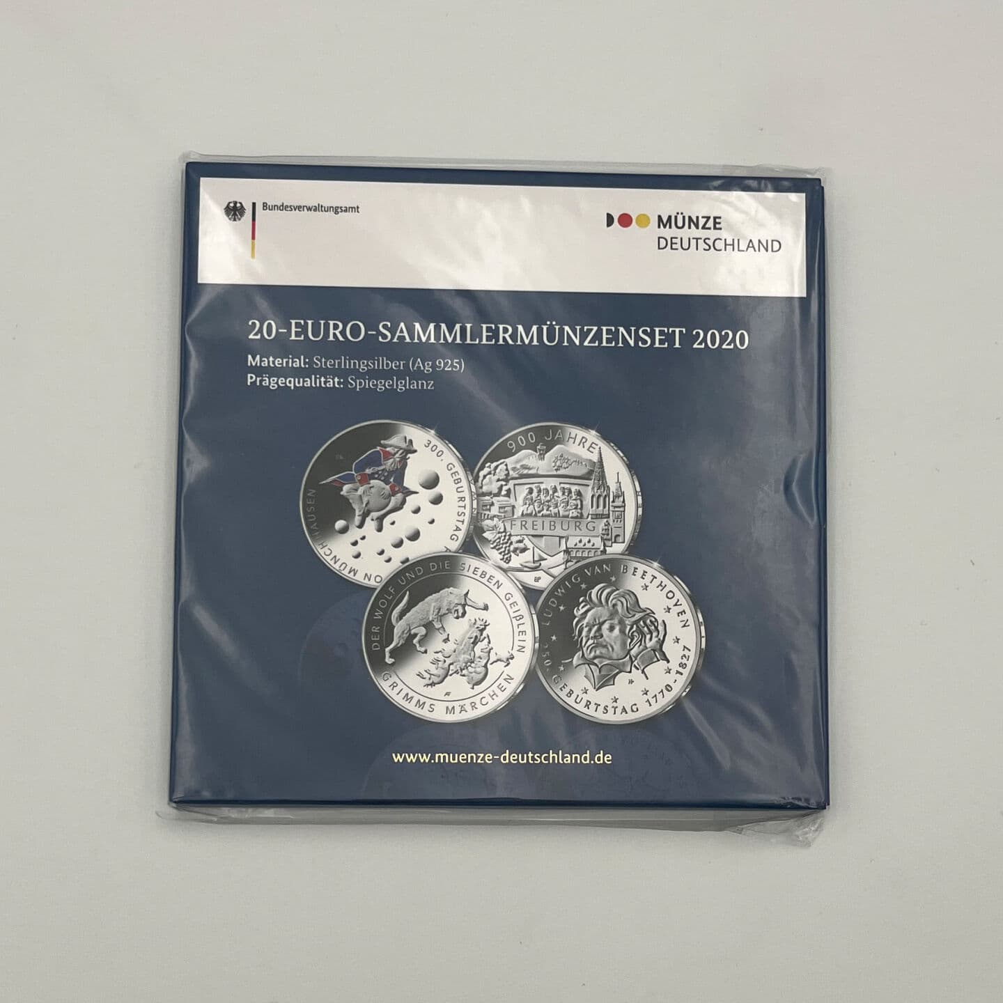 20-Euro Sammlermünzenset (4x 20 Euro)