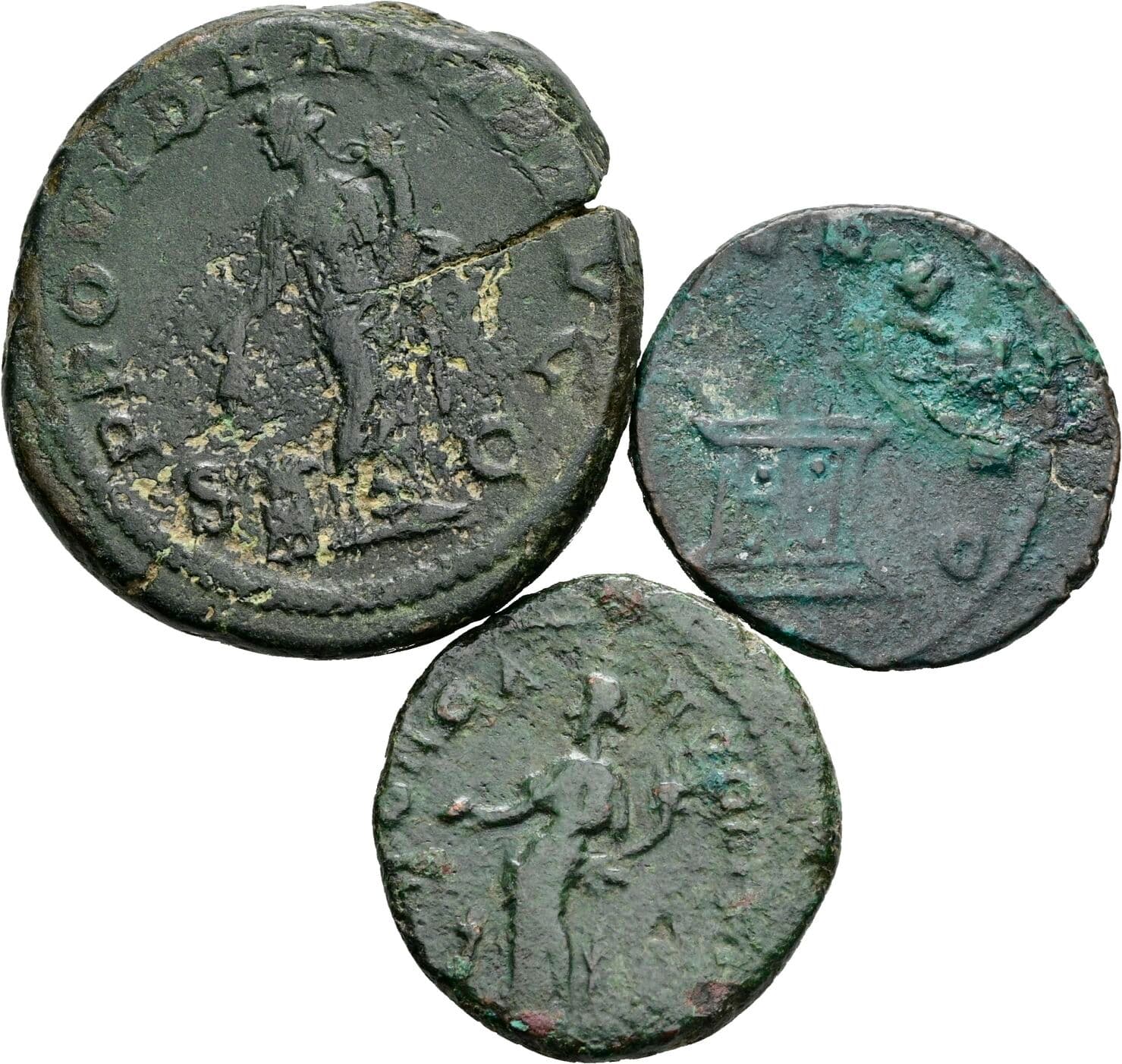 Dupondius, Antoninian, Bronze