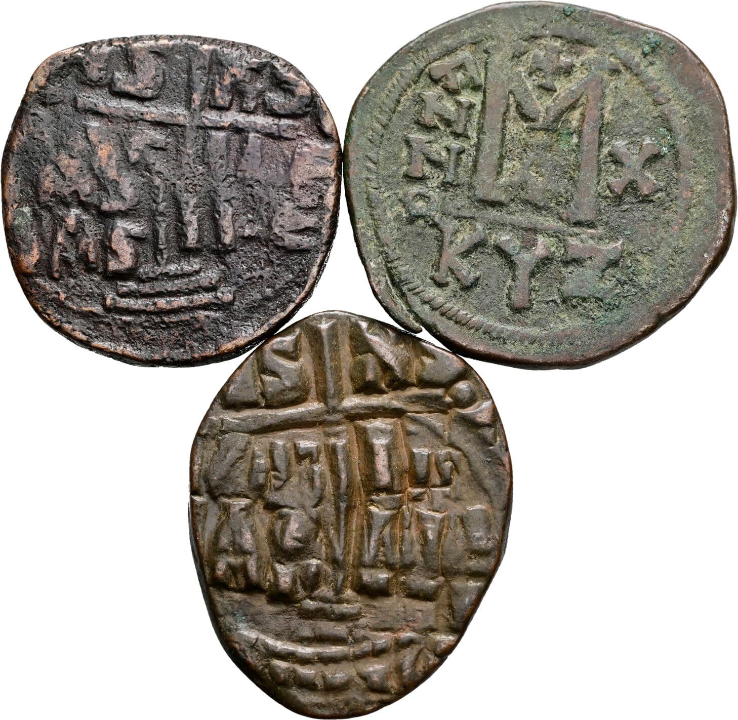 Lot 3 Stk. unbestimmte Münzen – Rückseite