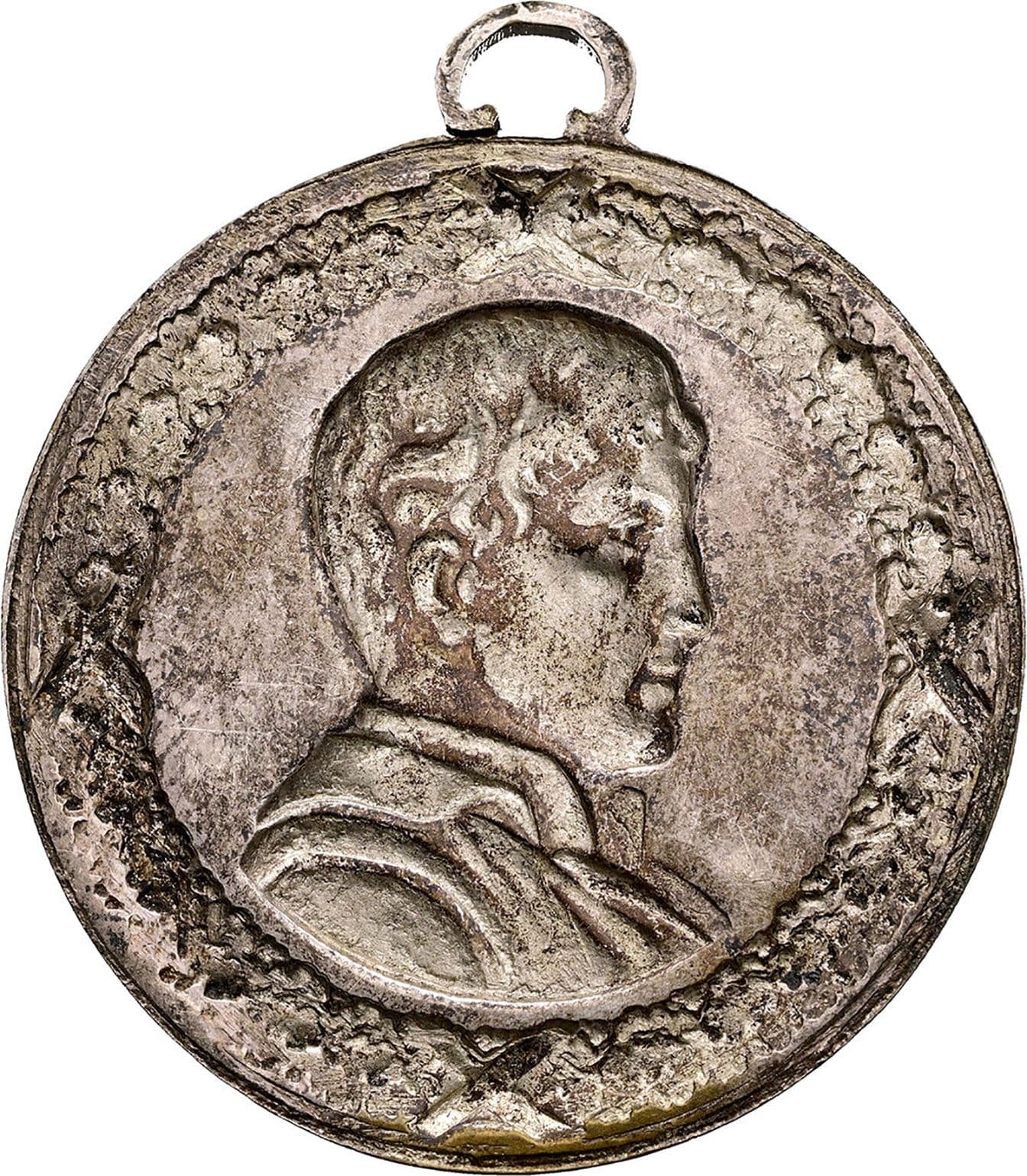 einseitiges Medaillon