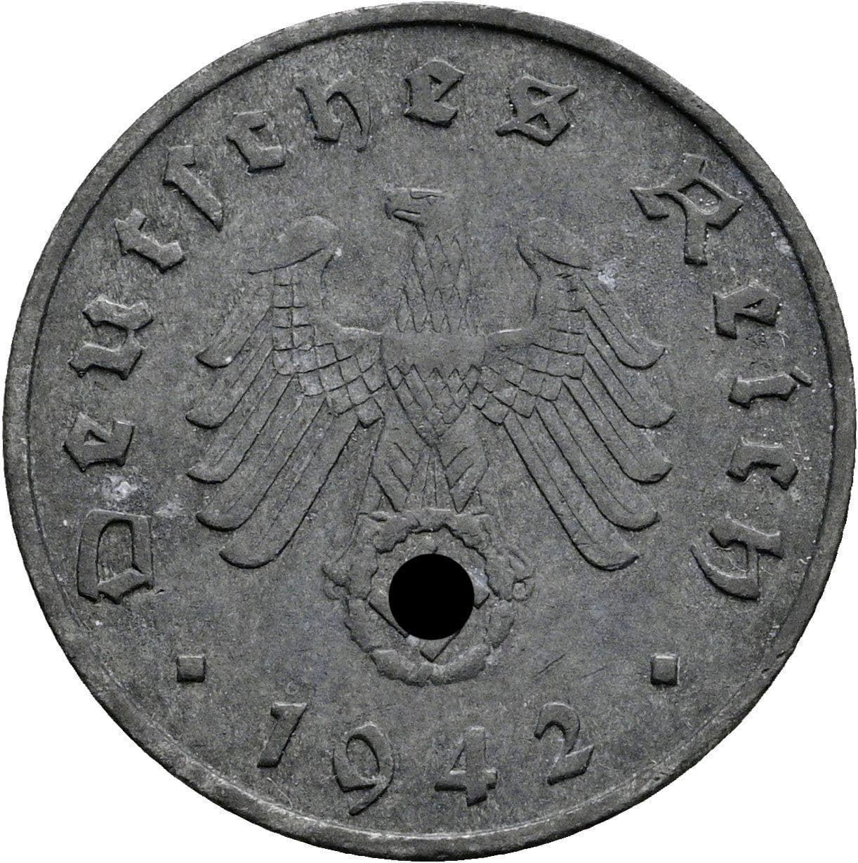 10 Reichspfennig 1942 F – Rückseite
