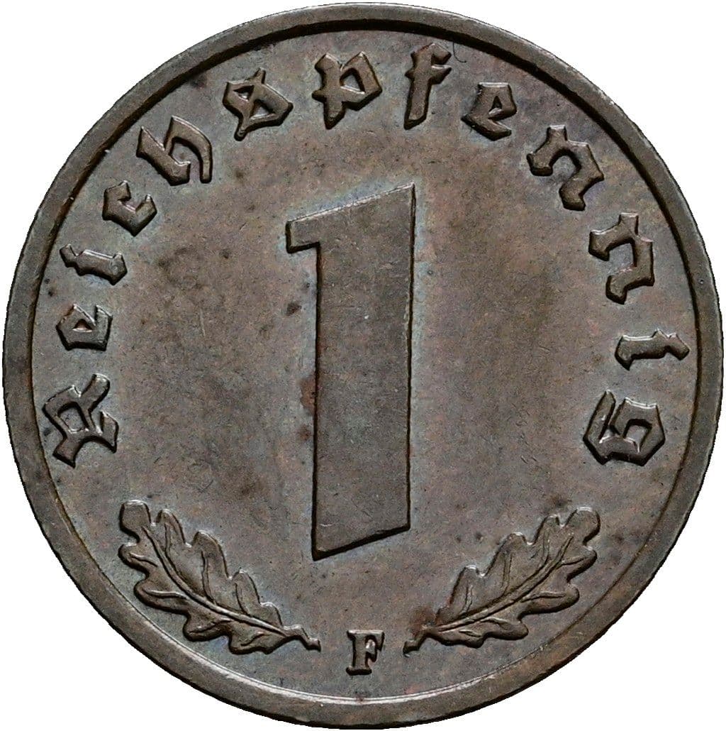 1 Reichspfennig 1937 F – Vorderseite
