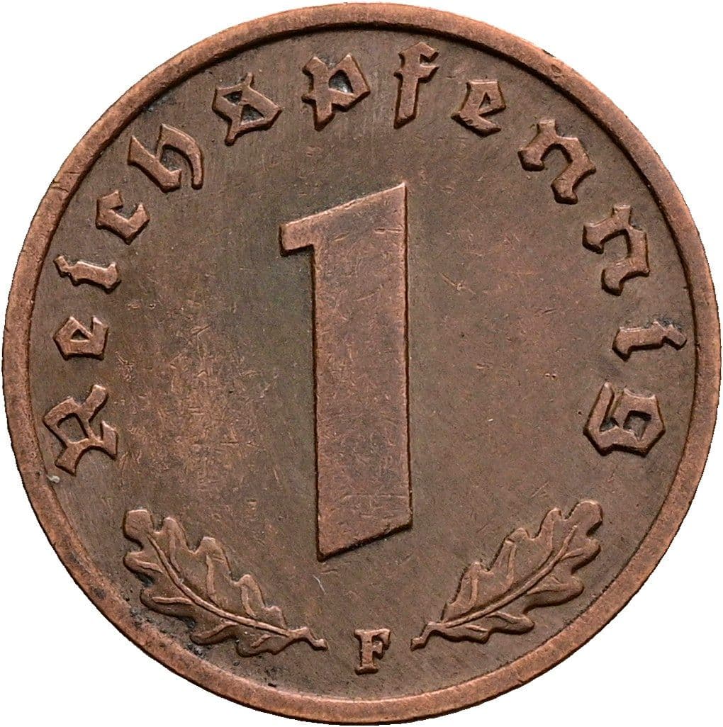 1 Reichspfennig 1937 F – Vorderseite