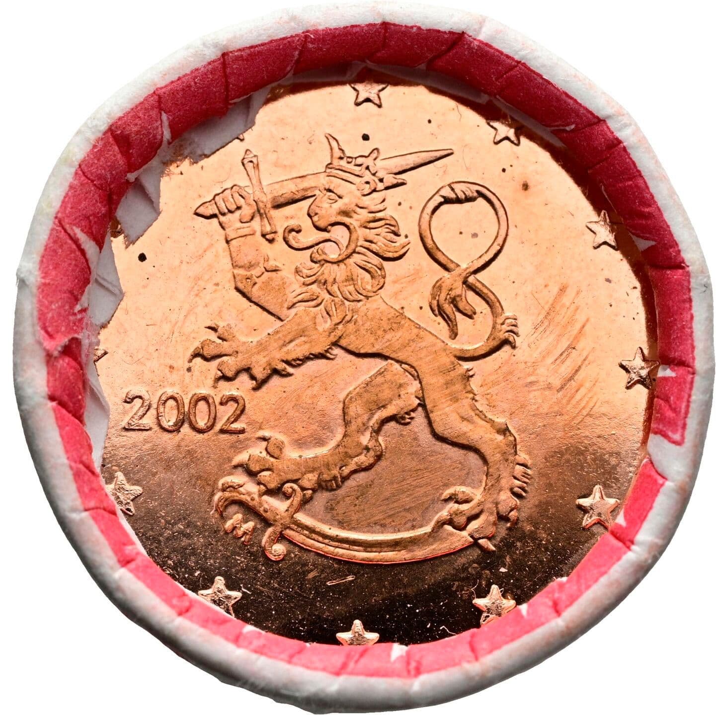 Rolle 50 Stück 5 Cent Münzen