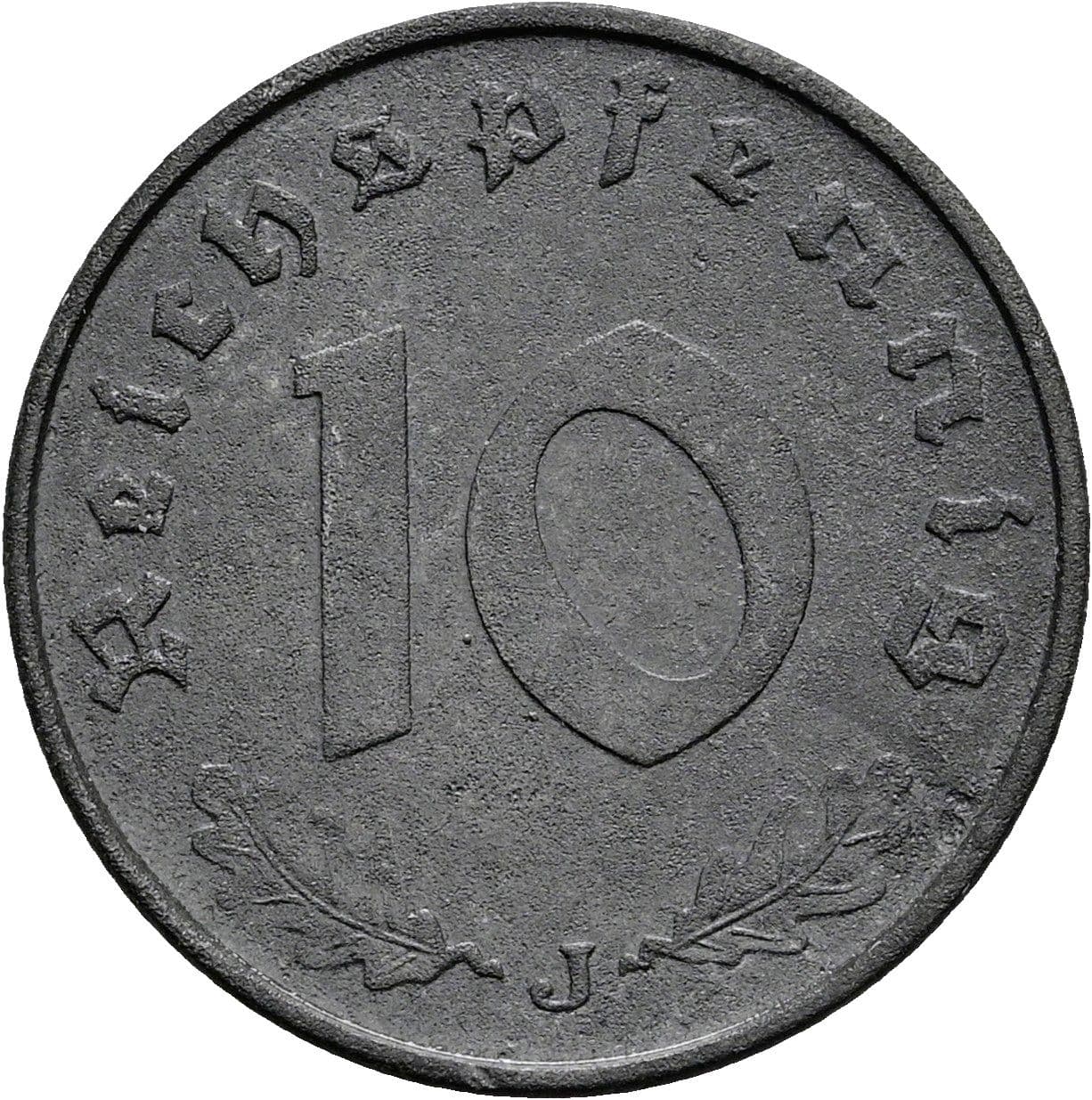 10 Reichspfennig 1943 J – Vorderseite