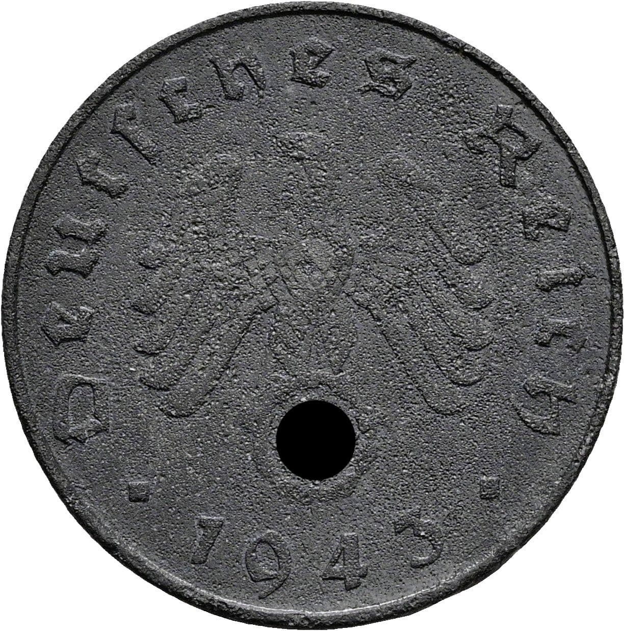 10 Reichspfennig 1943 J – Rückseite