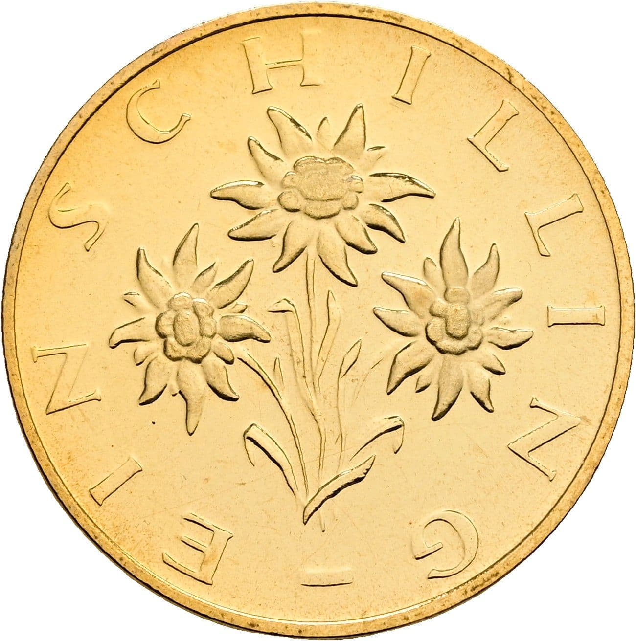 1 Schilling 1980 – Rückseite