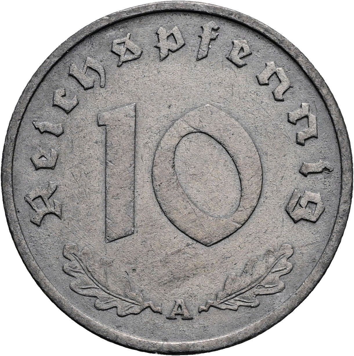 10 Reichspfennig 1941 A – Vorderseite
