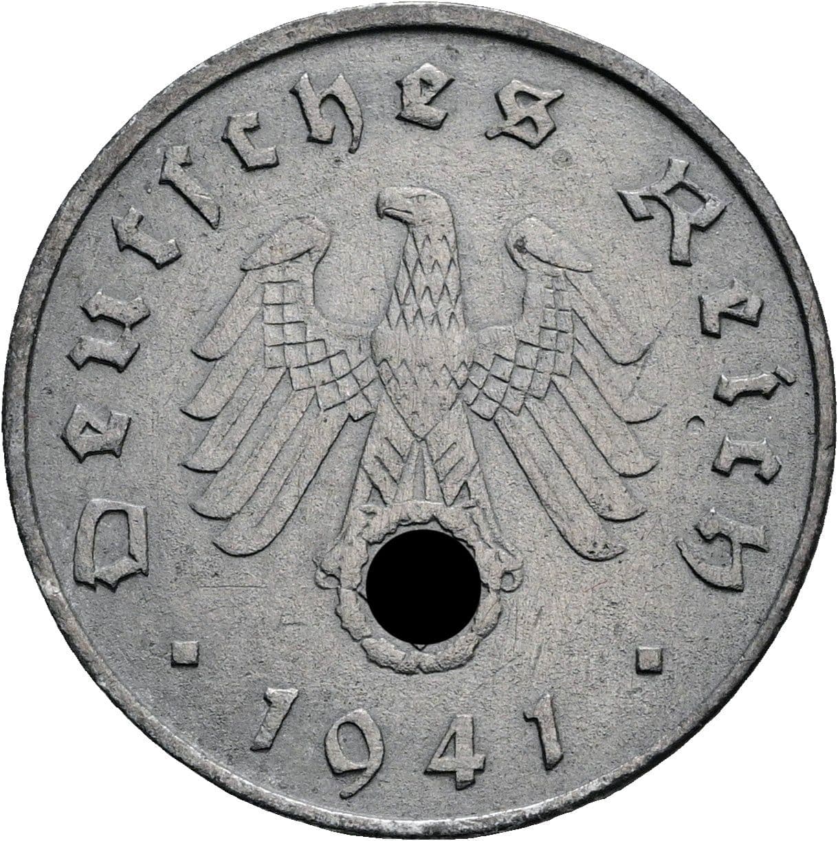 10 Reichspfennig 1941 A – Rückseite