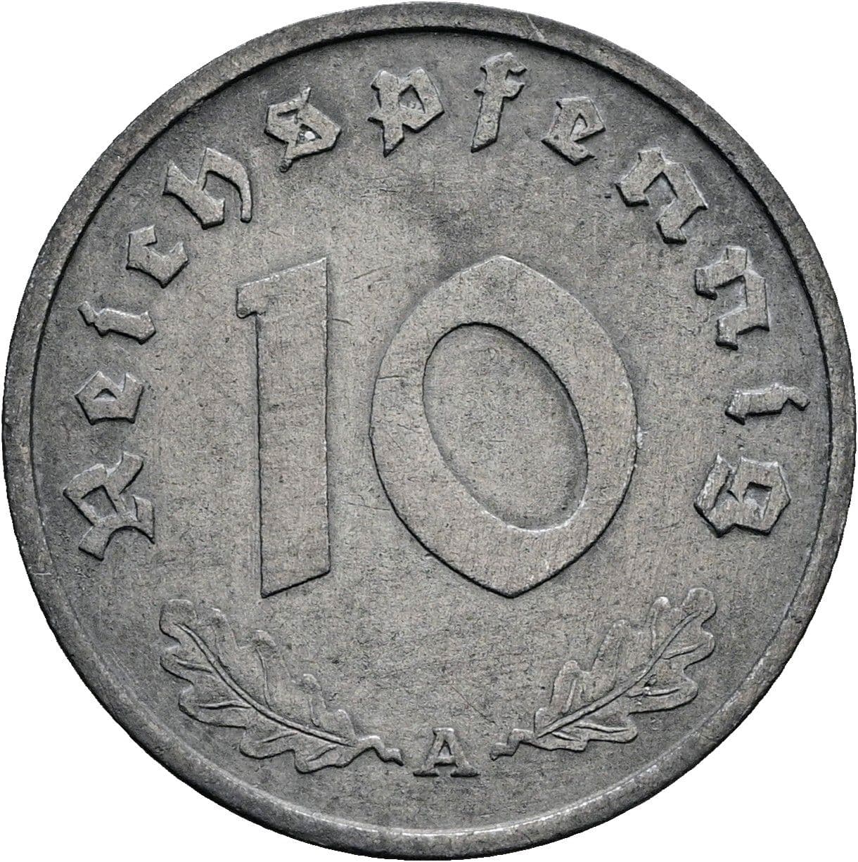 10 Reichspfennig 1940 A – Vorderseite