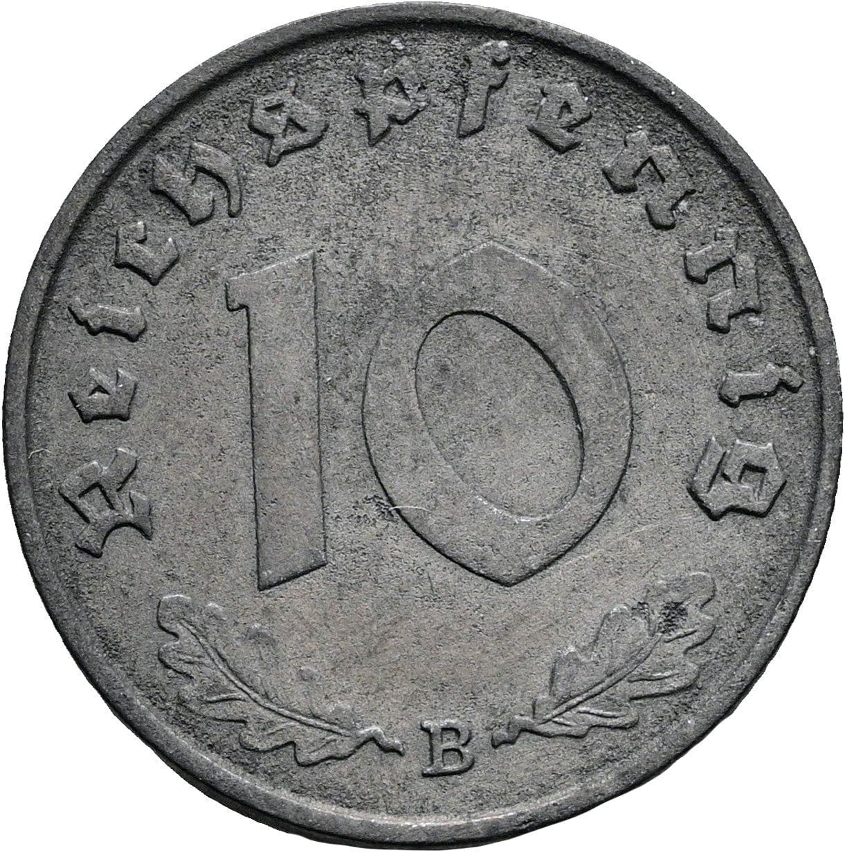 10 Reichspfennig 1940 B – Vorderseite
