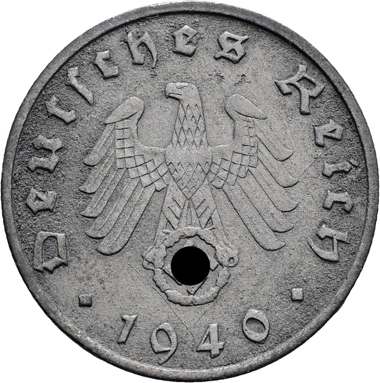 10 Reichspfennig 1940 B – Rückseite