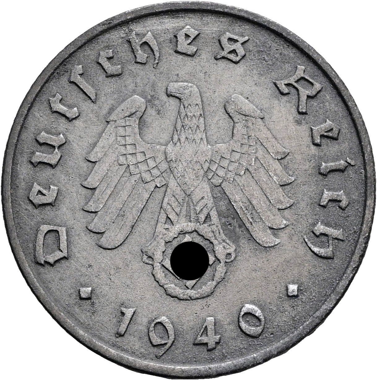10 Reichspfennig 1940 A – Rückseite