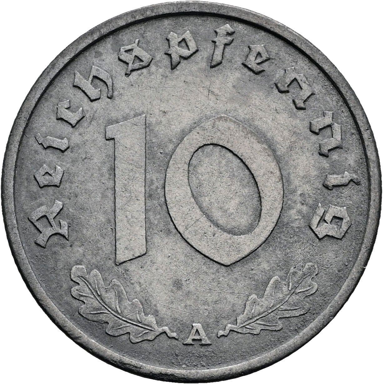 10 Reichspfennig 1940 A – Vorderseite